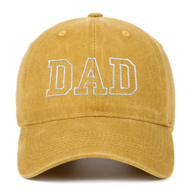 Amazon ベストセラー ウォッシュドコットン DAD MOM 刺繍ベースボールキャップ レトロ スポーツ レジャー ピークキャップ トレンディなサンハット|undefined