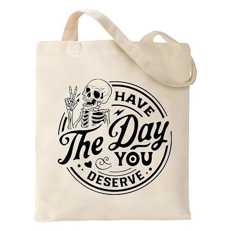 letras inglesas canciones impresión bolsas de lona bolsas de hombro bolsas plegables bolsas de mano bolsas de compras Amazon explosión comercio exterior