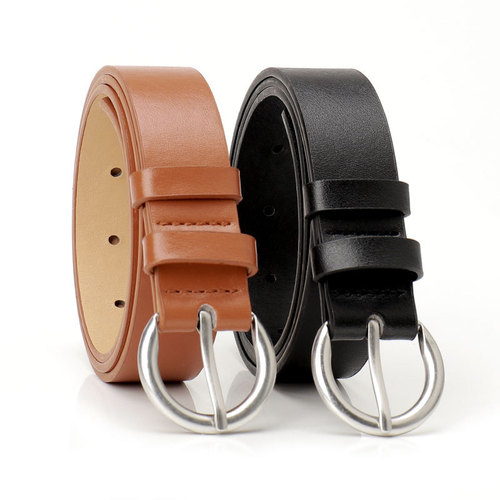Women's Fashion Chic Belt, Office Casual Style, Alloy Pin buckle, Ladies Belt for Jeans Decoration