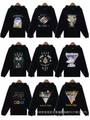 New Arrival Fall/Winter Unisex Casablanca Fleece Hoodie Pullover American Street Style