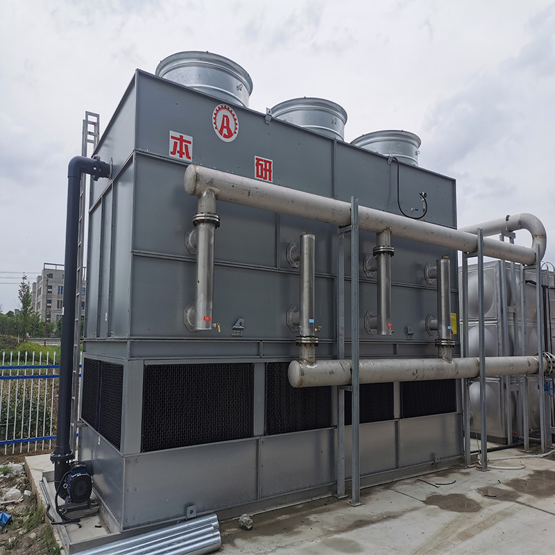 中频炉高频率反应釜专用闭式冷却塔超强降温水质无污染使用寿命长