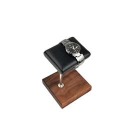 现货黑胡桃木制手表展示架单个手表陈列架珠宝展示收纳道具手表座