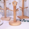 2023 new pattern originality Earring rack wooden  Jewelry rack Ear Studs Earrings Jewelry Holder Storage desktop jewelry Arrangement