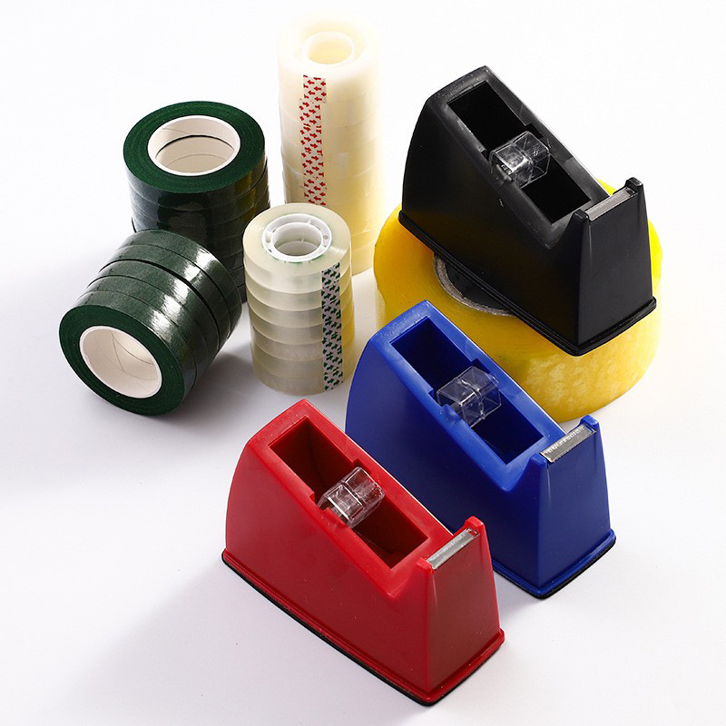 透明胶带胶布宽1.2cm手撕胶纸8卷胶带花艺花店用品绿胶带礼品花束