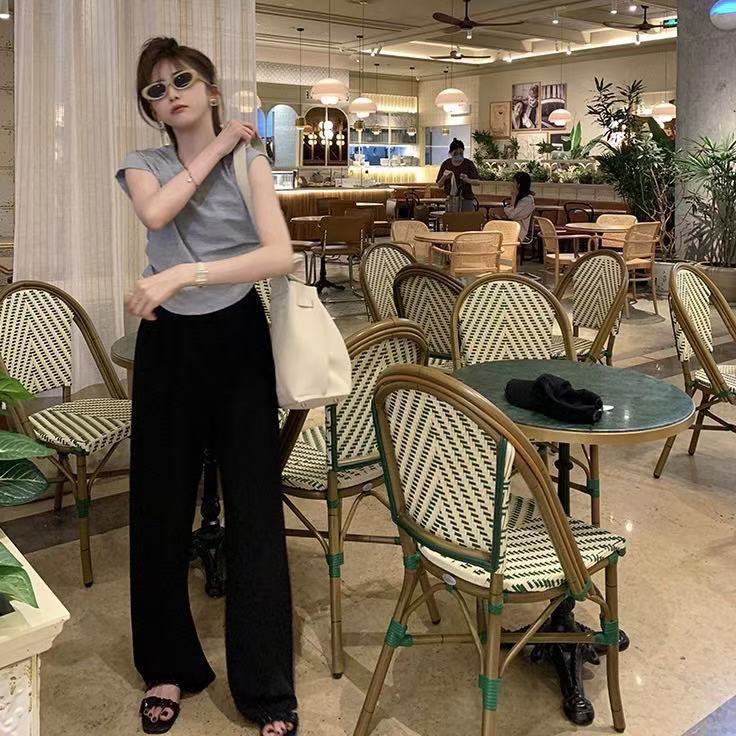 [5 días de preventa] [Pantalones de seda de algodón] Pantalones de pijama de seda de algodón para mujer