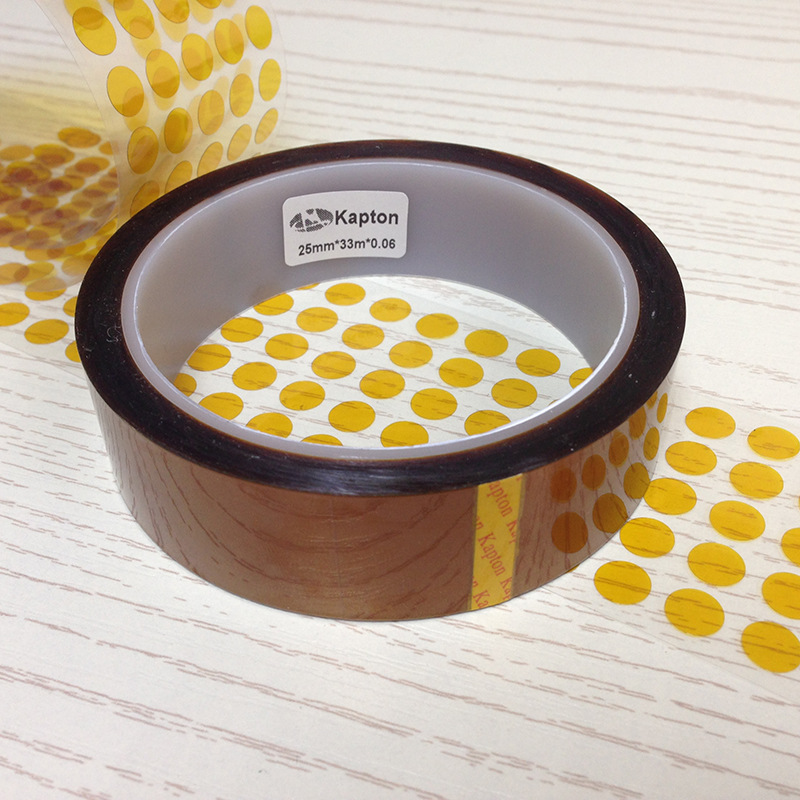 Brown PI Dedo de oro de alta temperatura cinta resistente no residual adhesivo poliimida aislamiento de alta temperatura adhesivo cinta de dedo de oro fabricante