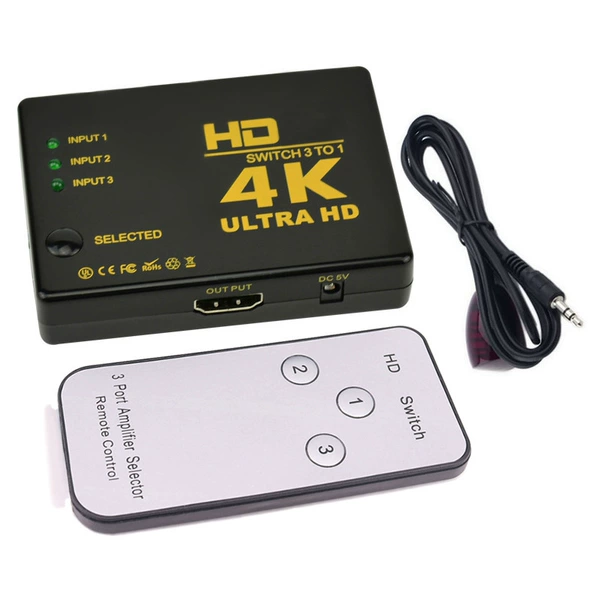 4K 30HZ host + remote control + infrared receiver