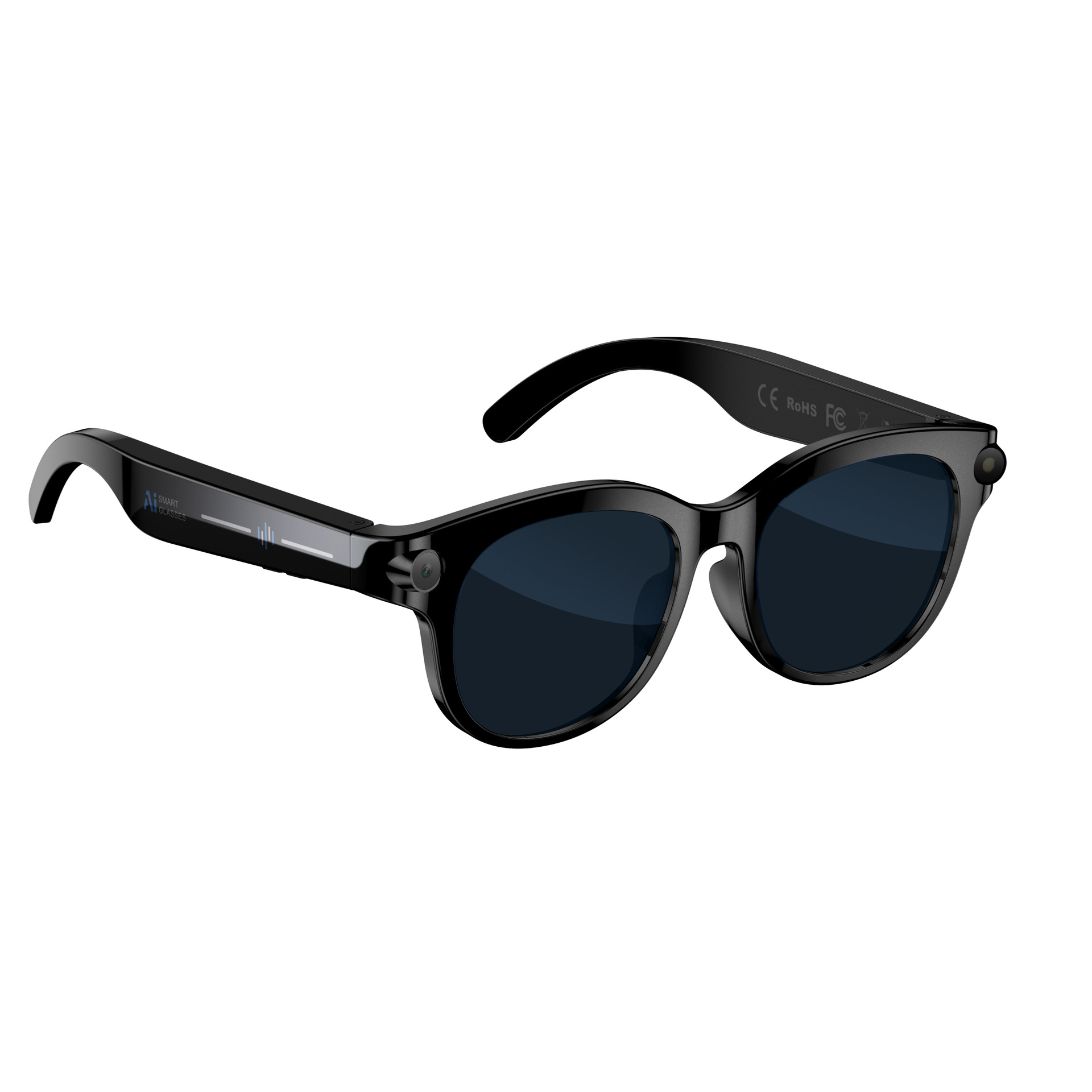 M89 (WheatAI) 200W píxeles para tomar fotos y grabar video anti-vibración AI traductor de música Bluetooth llamadas gafas inteligentes