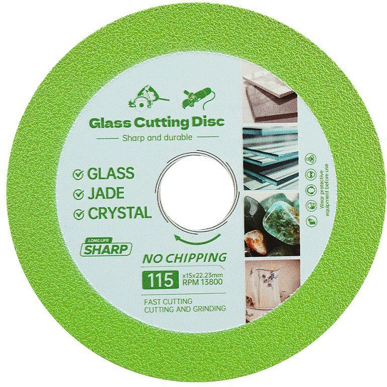 Режущий диск Glass King, керамический измельчитель для бутылок вина из нефрита, режущий диск для влажной и сухой резки, алмазный режущий диск