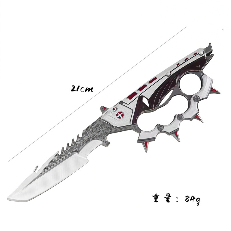 Delta Force Peripheral Creed Close-Combat Weapon S7 Knife Leather Model Alloy Weapon Series All-Metal
