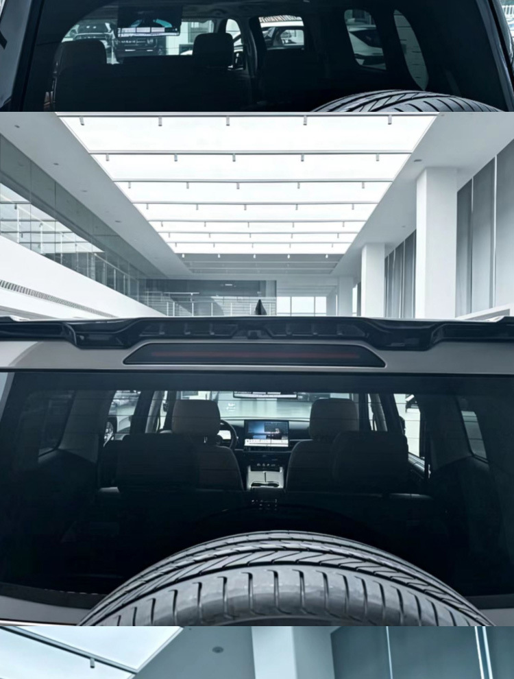 Suitable for the seven-seater Great Wall H10 Defender model, sports rear spoiler modification, tailgate top wing, fixed wind wing, no-drill installation accessories