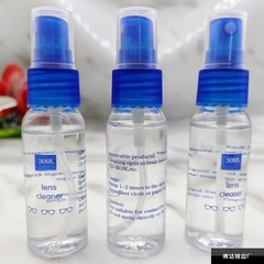 英語モデル透明 30 ミリリットル眼鏡洗浄液 30 ミリリットルレンズ洗浄剤洗浄水眼鏡ケア液卸売