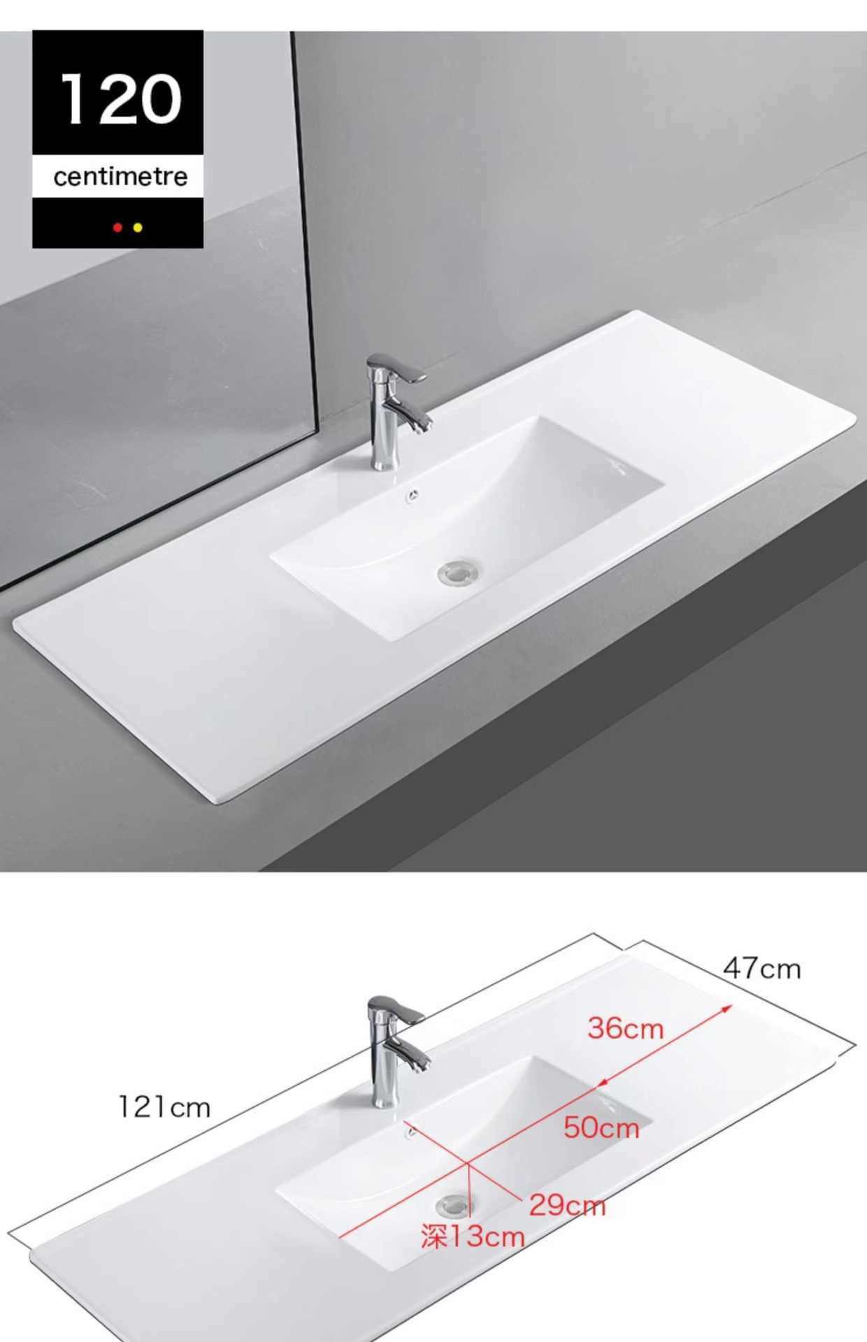 De cerámica integrado lavabo lateral Delgado gabinete Cuenca semi-embebido Cuenca Media baño gabinete de baño lavabo