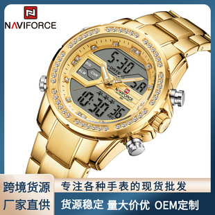 NAVIFORCE�I��9190�̄�ʯӢ��ʿ�ֱ�watch���P��\�Ӵ���P