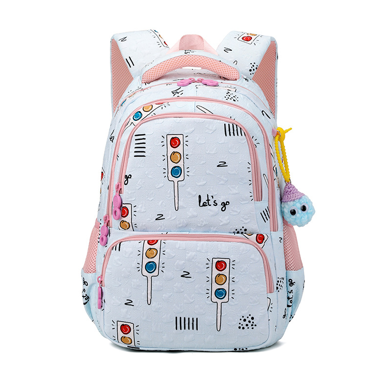 Peces naturales nuevos niños schoolbag estudiante de la escuela primaria Grado tres a seis mochila chica schoolbag Grado uno Venta caliente