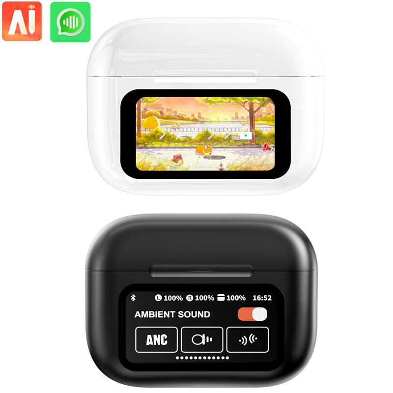 ハイとローの a9pro 越境外国貿易人気カラースクリーン Bluetooth ヘッドセットワイヤレスノイズリダクションヘッドセット i 翻訳 Bluetooth ヘッドセット|undefined