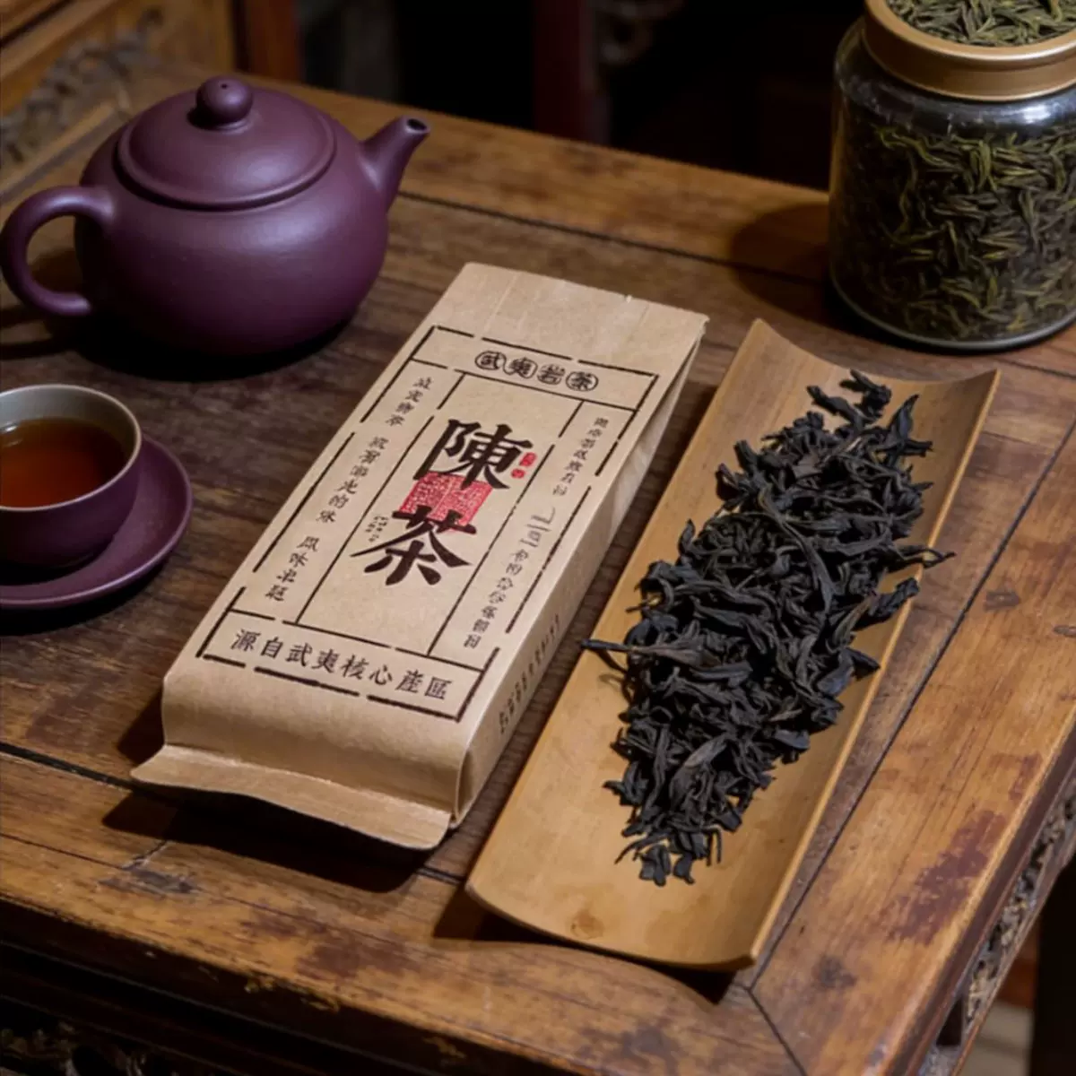 正宗武夷山岩茶陈茶 浓香耐泡型乌龙茶 自留招待口粮茶岩茶茶叶