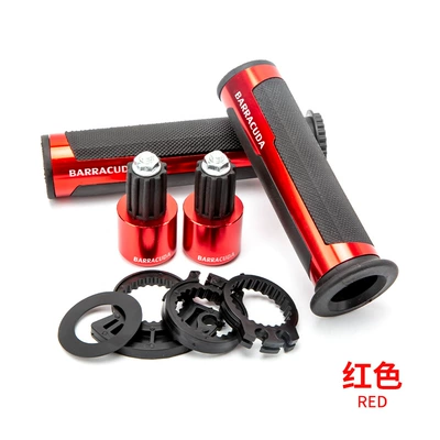 Motorcycle Handle Cover Handle Handle Cover Turn - cnc-modified-handle-glue-red