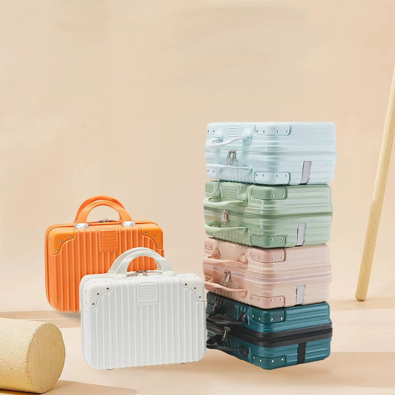 Retro handheld suitcase, small box, storage system, 14inch