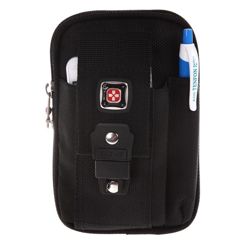 Swiss Army Knife Men's Multifunctional Waterproof Fanny Pack Men's 6inch 6.5inch Mobile Phone Bag Canvas Waist Bag Men's Shoulder Bag