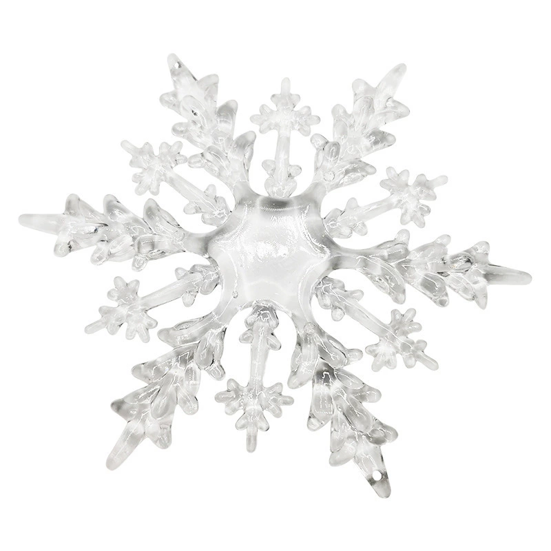 Christmas accessory, pendant for early age, three dimensional set, with snowflakes