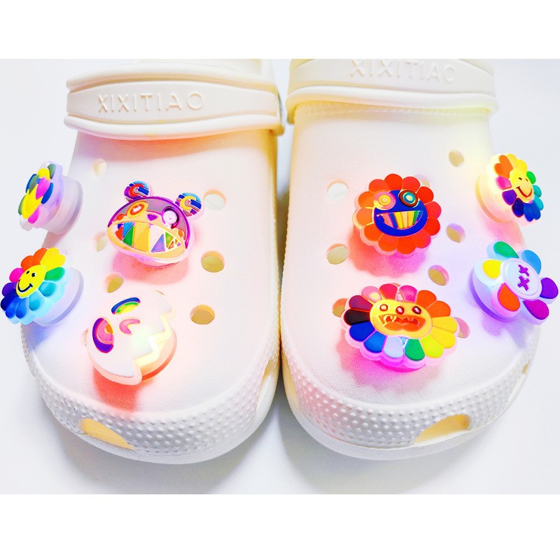 Flower Shoe Accessories PVC All Seasons Shoe Buckle display picture 3
