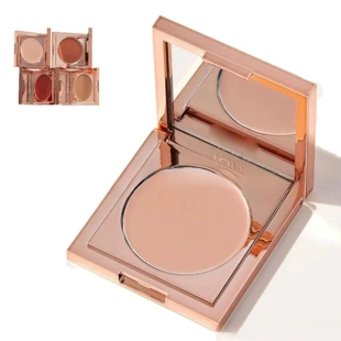 Крем-консилер для области under-eye (глина) корректор, оттенки natural/light/orange/red с кистью