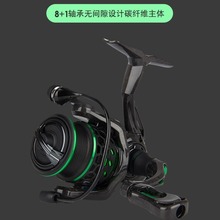 鱼乐轻羽斜口浅线杯路亚纺车轮马口微物远投强力品质鱼线轮