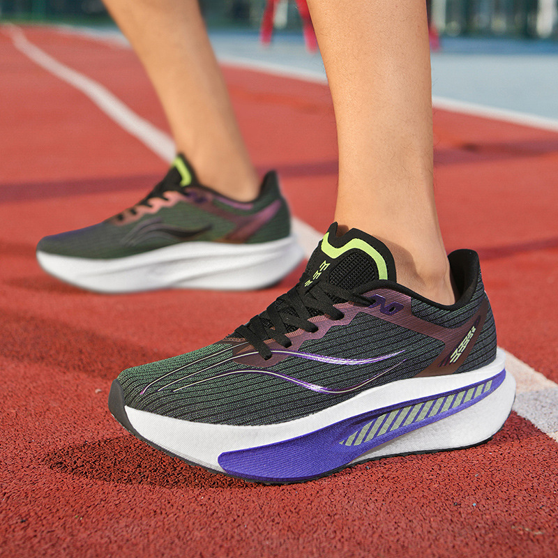 2026 New Model Feidian 6C Men's and Women's Running Shoes, Lightweight, Breathable, Shock-Absorbing, Split-Toe Carbon Plate Racing Competition Athletic Shoes