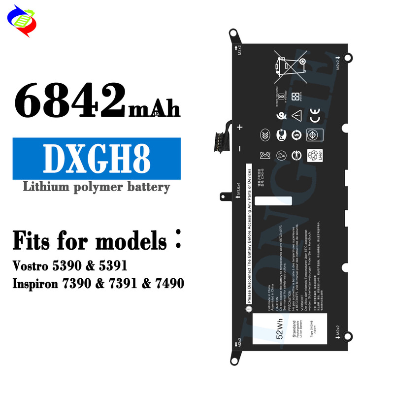 Suitable for Dell Dxgh8 Laptop Battery Vostro 5390 5391 Inspiron 7390 7391