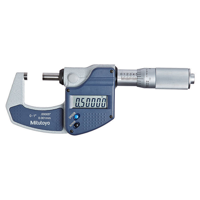 日本Mitutoyo外径分厘卡三丰电子数显千分尺0-25mm293-821-30