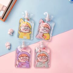 注水式湯たんぽ 厚手透明PVC ハンドウォーマー 水入り湯たんぽ 温湿布 腫脹緩和 卸売 可愛い 携帯用