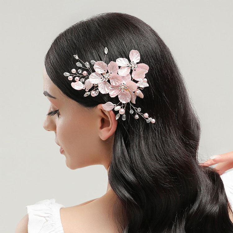 Geometric Pattern Luxurious Shiny Women's Geometric Rhinestone Insert Comb