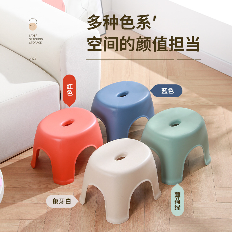 Adult Low stool for changing shoes, children's bathroom small stool, home plastic bath toilet seat stool chair small stool wholesale