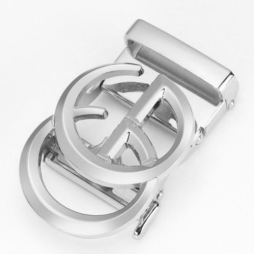 Guanpin 3.5CM men's belt buckle frosted automatic buckle belt belt head men's pants belt head business factory direct sale