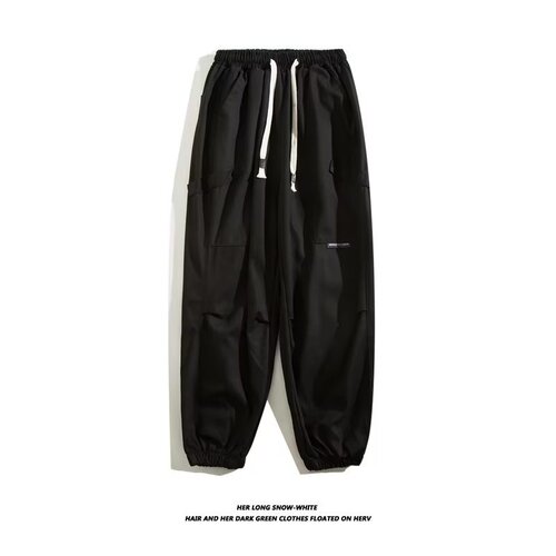 Workwear pants for men, summer American retro style, loose ankle pants, for men's birthday, Japanese khaki casual pants, spring and autumn season