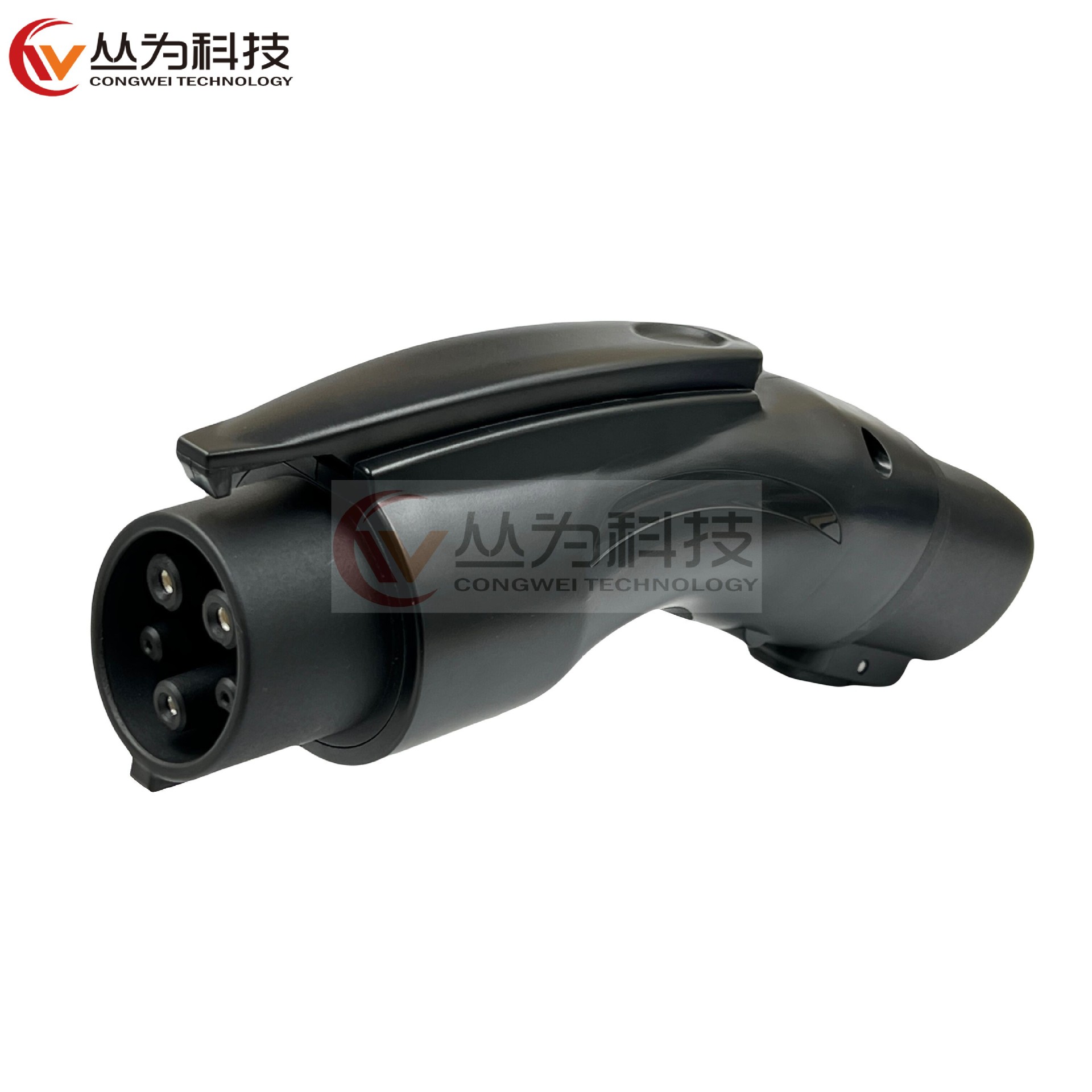 特斯拉转美标充电枪转接头tpc转type1/J1772交流充电转换头适配器