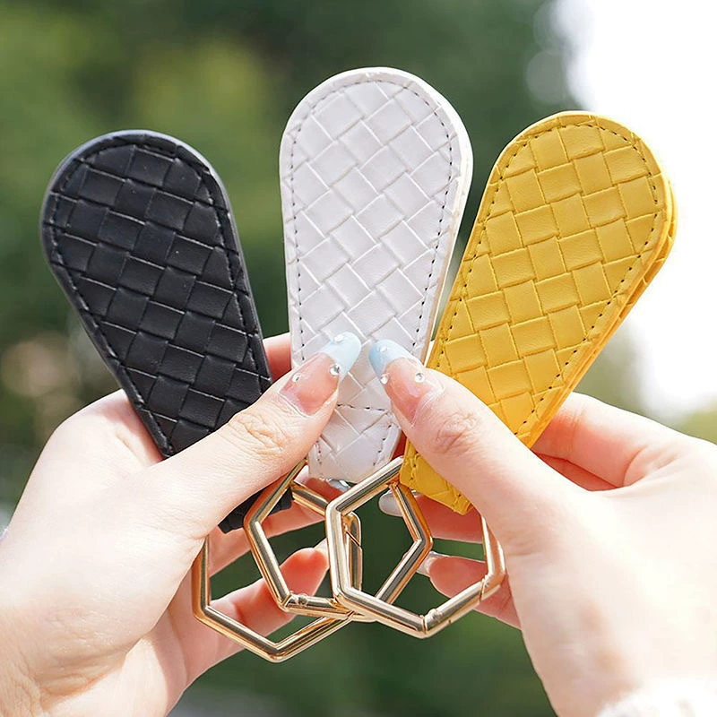 Летний солнцезащитный козырек солнцезащитный козырек PU кожаный портативный дикий мешок магнитный капюшон чехол для путешествий