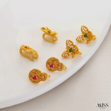 ����18K����ɫ�U�պ������J������B�ӿ���diy�����β�������