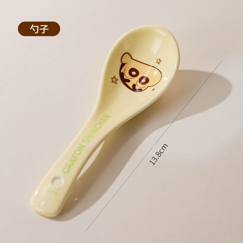 크레용신짱 상큼한 녹색 스푼