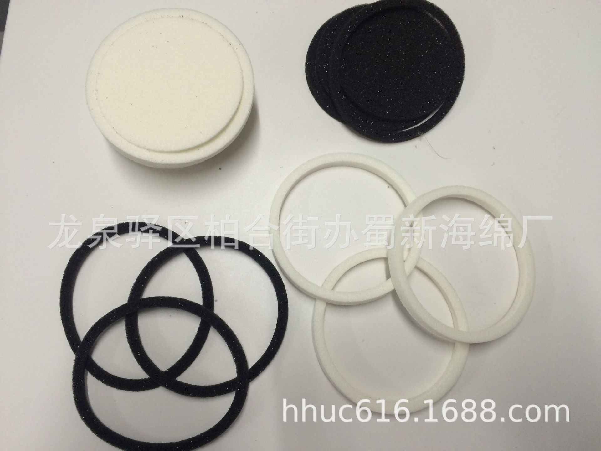 供应黑色密封减震海绵垫圈/仪器内衬密封泡棉圈/防尘密封海绵圈