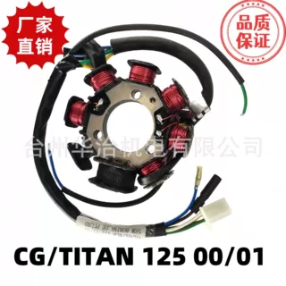 工厂直销 CG/TITAN125 00/01摩托车磁电机定子线圈 中南美