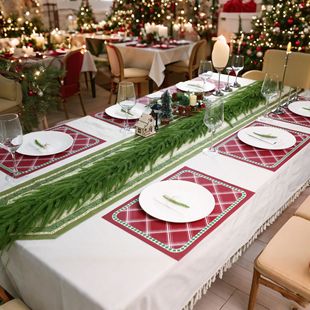 New Artificial Christmas Pine Flower Vine Hanging Decoration DIY Pine Needle Pine Artificial Plant Rattan Decoration Manufacturer Customized