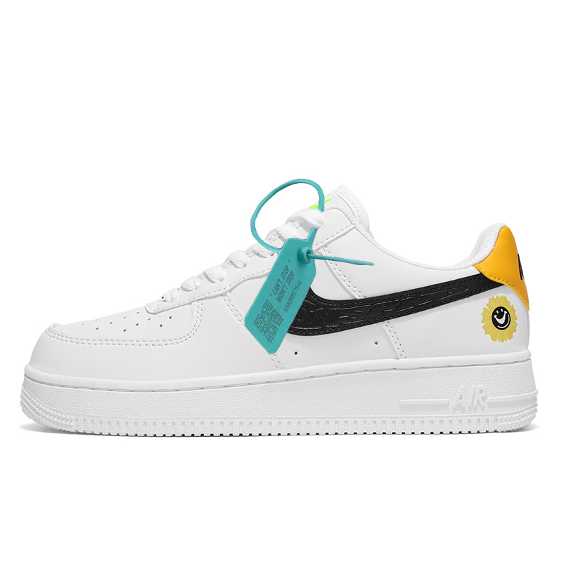 Resistente a la fiebre oficial AF1 blanco y negro panda fuerza aérea 1 zapatos de patina baja para hombres y mujeres zapatos deportivos casuales para correr Putian Dunk