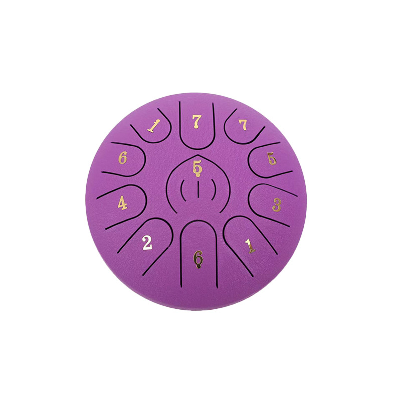 6 pulgadas 11 tonos batería etérea estilo nacional batería de loto Ruyi batería instrumento de percusión batería sánscrita olvidar la preocupación