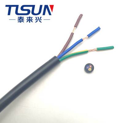 Производитель проводов Tailaixing Huizhou поставляет шнур питания VDE H05VV-F, 2-5-жильный провод внутреннего управления