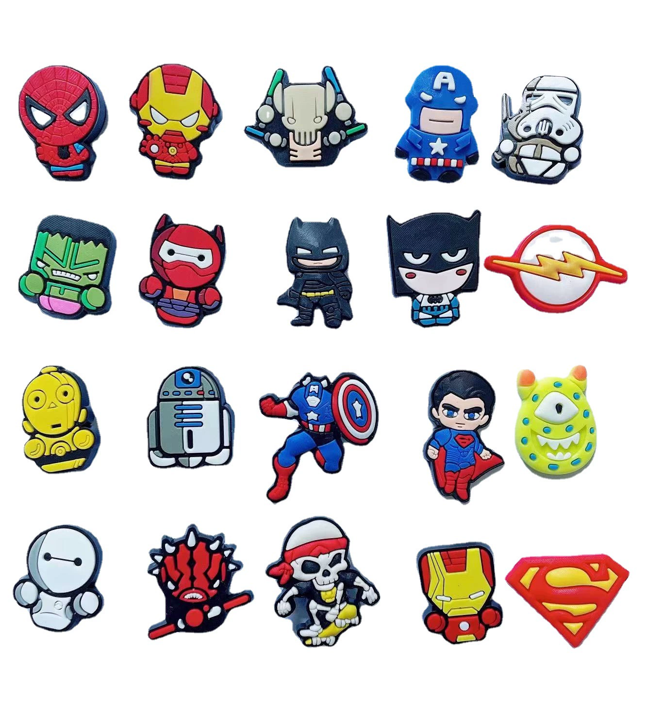 Обувь с отверстиями Обувь Цветочная Пряжка для обуви Садовая обувь Аксессуары для поделок Милая мультяшная Пряжка для обуви Нижняя Пряжка Украшение ПВХ Мягкая Резина