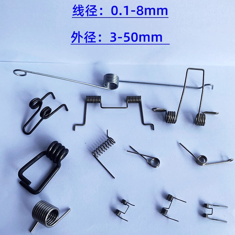 耐高温耐磨双扭单扭异形扭转机械扭转弹簧来图来样专制作扭转弹簧