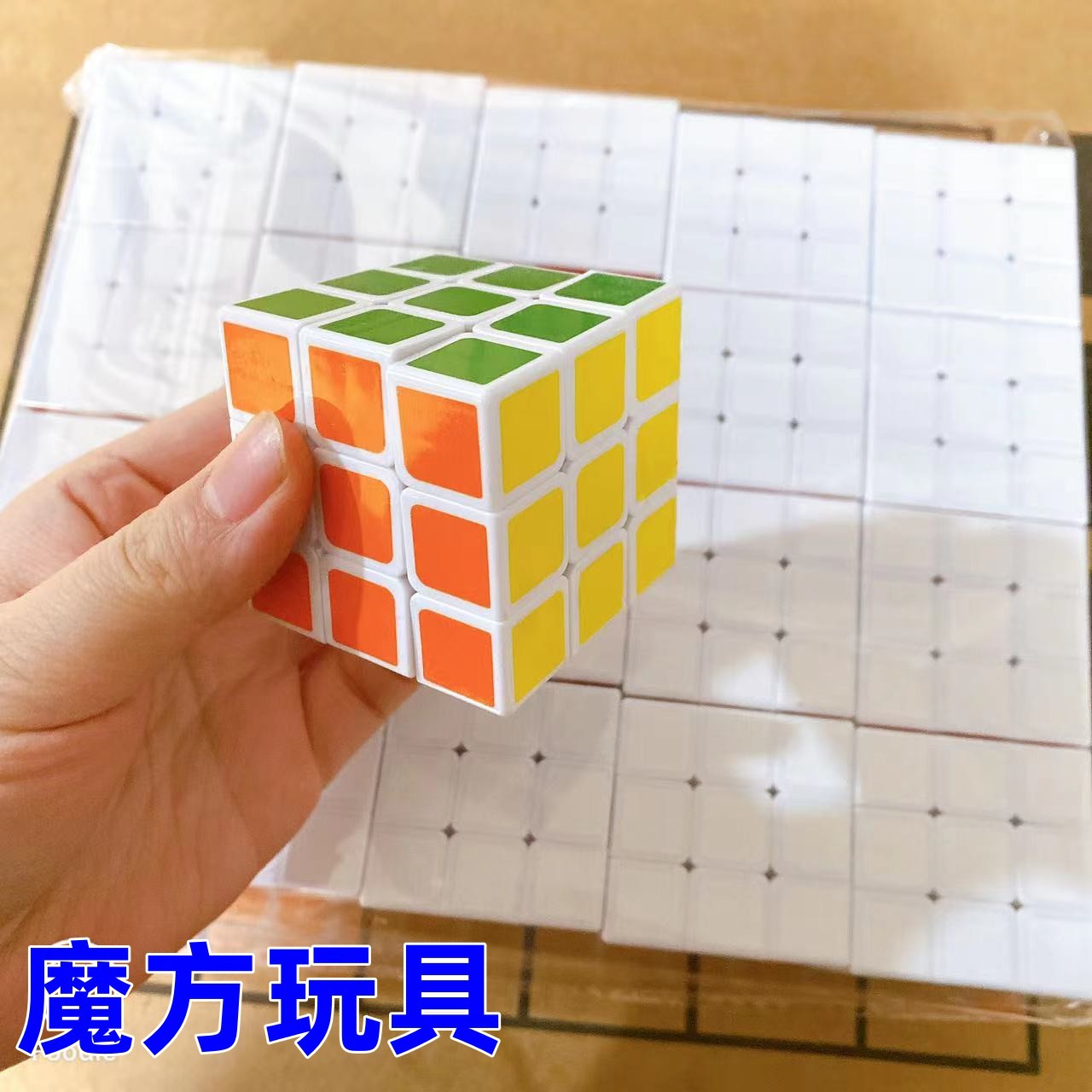 5,3 cm de tercer orden de Rubik's Cube educación temprana de los niños del cubo de Rubik de venta directa de la fábrica de cubo de Rubik Ventas Directas descompresión suave