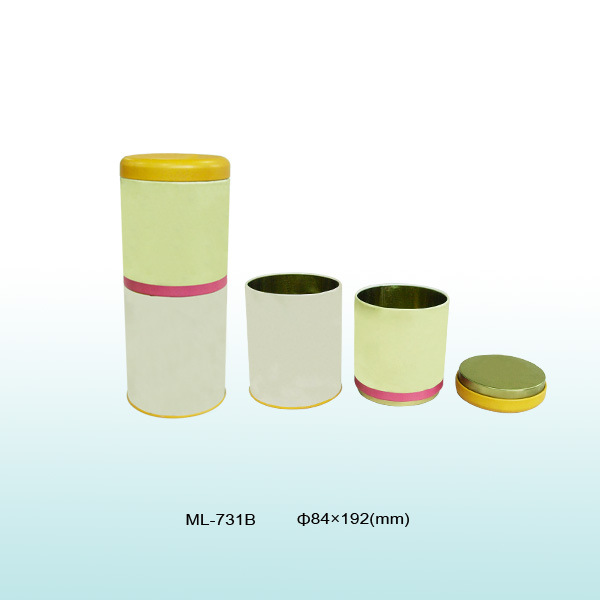 源头厂家 优惠供应ML-731精美马口铁月饼节节罐 食品包装罐